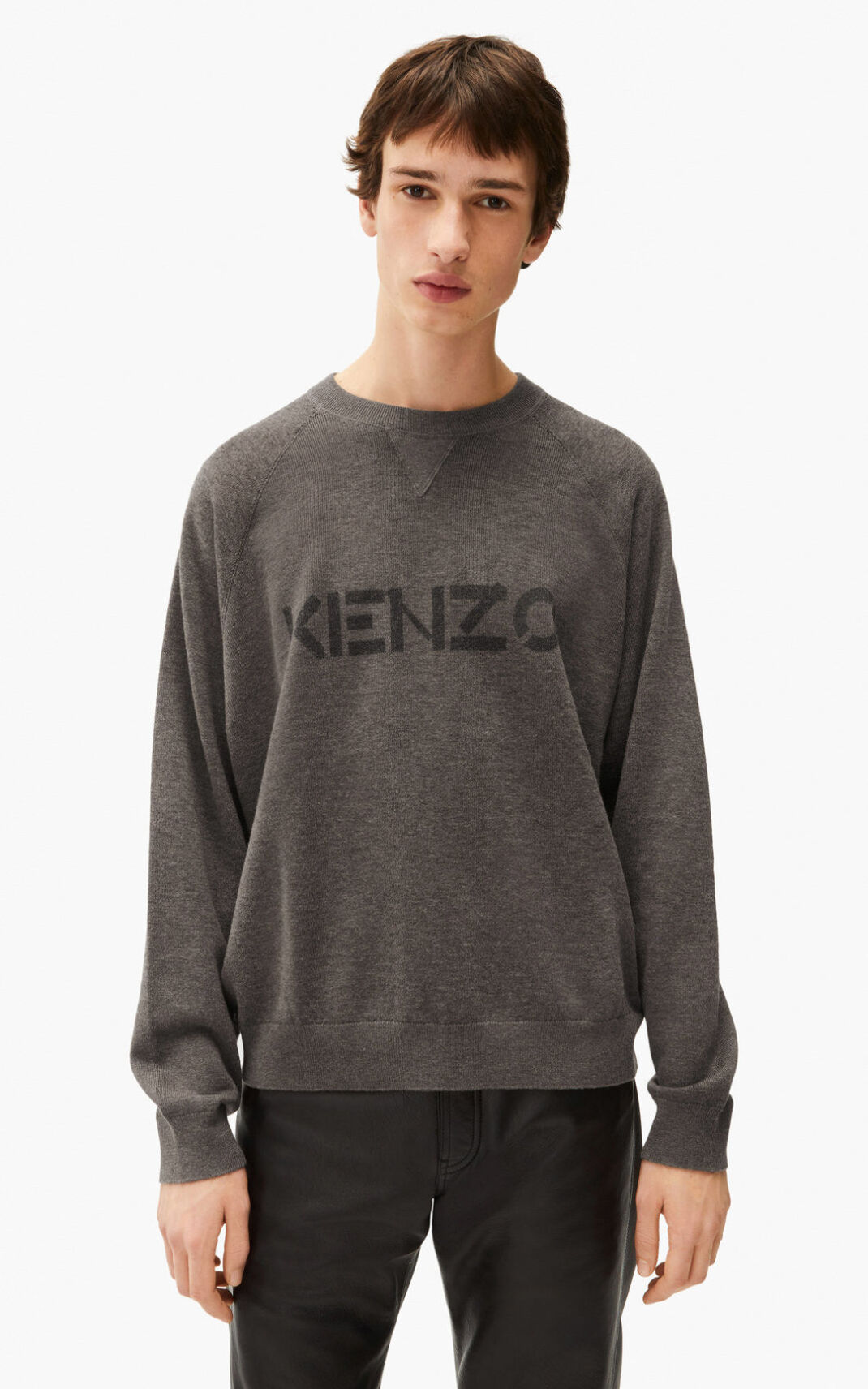 Kenzo logo Kazak Erkek Kahverengi | 1962-XRSGW